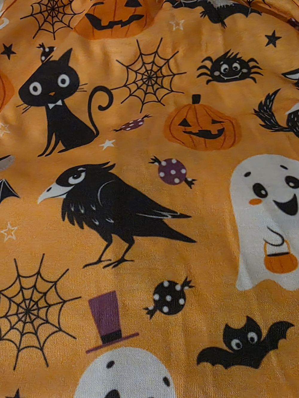 Halloween Women's Pj Pants - NWOT - Ghosts, Crows, Cats, Pumpkins - Picture 2 of 4
